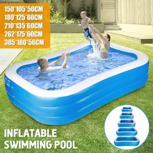 305CM 3Layers Children Inflatable Pool Bathing Tub Baby Kid Home Outdoor Large Swimming Pool Inflatable Square Swimming Pool 305CM 3Layers Children Inflatable Pool Bathing Tub Baby Kid Home Outdoor Large Swimming Pool Inflatable Square Swimming Pool