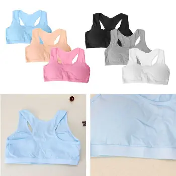 3pcs/set Kids Underwear Young Girls Rackbacks Cotton Solid Color Sports Training Bra for 8 9 10 11 12 13 14 years old
3pcs/set Kids Underwear Young Girls Rackbacks Cotton Solid Color Sports Training Bra for 8 9 10 11 12 13 14 years old