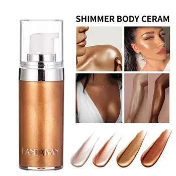 Highlighter Makeup Body Shining Skin Brighten Moisturizing Silky Smooth Highlighter Liquid Emulsion Body Bronzer Luminizer
Highlighter Makeup Body Shining Skin Brighten Moisturizing Silky Smooth Highlighter Liquid Emulsion Body Bronzer Luminizer