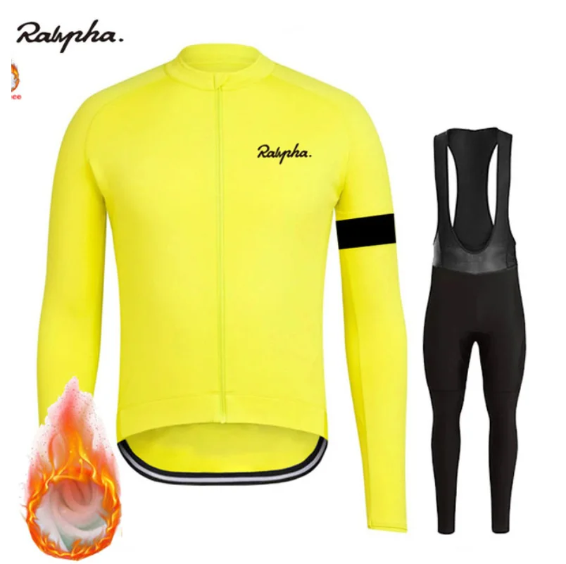 Raphaful Winter Thermal Fleece Men's Long Sleeve Pro Team Cycling Jersey Set MTB Uniform Bike Clothing Set Maillot Ropa Ciclismo
Raphaful Winter Thermal Fleece Men's Long Sleeve Pro Team Cycling Jersey Set MTB Uniform Bike Clothing Set Maillot Ropa Ciclismo