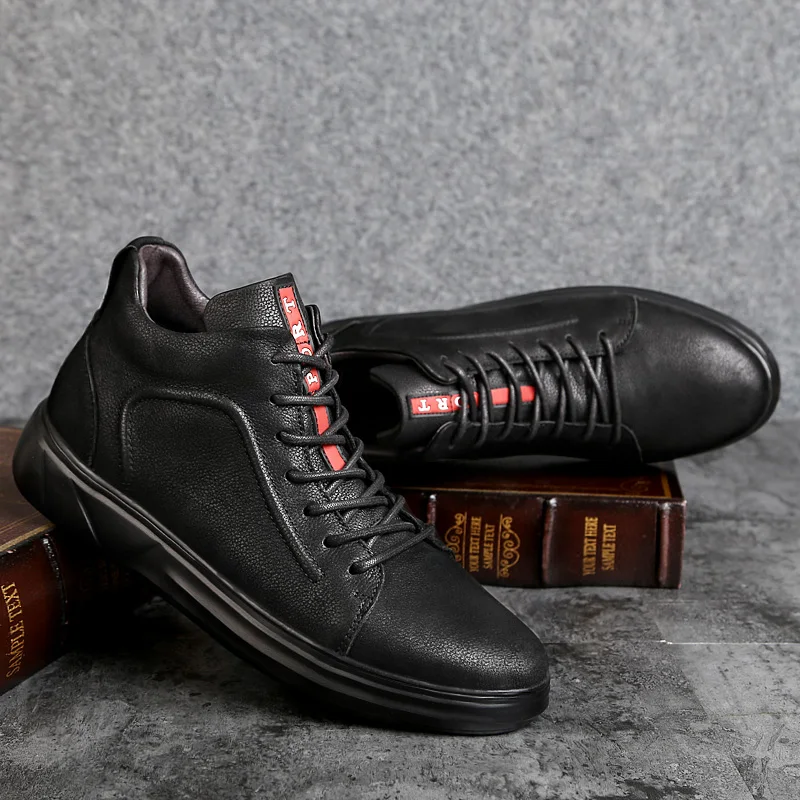 Men Boots Top quality genuine Leather Classic ankle Boots shoes England Motorcycle Autumn Winter shoes man with fur snow Boots
Men Boots Top quality genuine Leather Classic ankle Boots shoes England Motorcycle Autumn Winter shoes man with fur snow Boots
