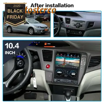 AOTSR 10.4 INCH Android 8.1 Tesla style Car GPS For Honda Civic 2012-2015 Navigation Multimedia Player AUDIO WIFI SWC IPS Screen
AOTSR 10.4 INCH Android 8.1 Tesla style Car GPS For Honda Civic 2012-2015 Navigation Multimedia Player AUDIO WIFI SWC IPS Screen