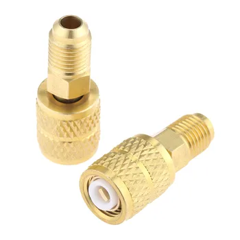 Yetaha 2Pcs R410a Straight Adapter 5/16" SAE Female 1/4" SAE Male Charging Hose to Vacuum Pump for Mini Split Air Conditioners
Yetaha 2Pcs R410a Straight Adapter 5/16" SAE Female 1/4" SAE Male Charging Hose to Vacuum Pump for Mini Split Air Conditioners