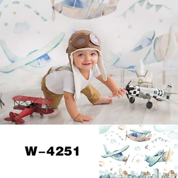 Cartoon Aircraft Newborn Baby Shower Boy Birthday Backdrop Photography Background For Photo Studio W-4251
Cartoon Aircraft Newborn Baby Shower Boy Birthday Backdrop Photography Background For Photo Studio W-4251