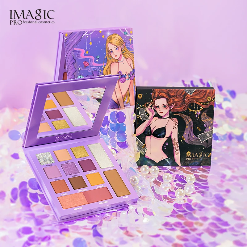 IMAGIC 13 Color Multi-Purpose Palette Blush Matte Glitter High Gloss Makeup Eye Shadow Palette
IMAGIC 13 Color Multi-Purpose Palette Blush Matte Glitter High Gloss Makeup Eye Shadow Palette