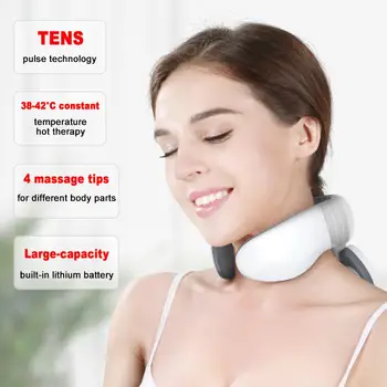 Smart Electric Neck and Shoulder Massager Remote Control Pain Relief Tool Kneading Massager Cervical Vertebra Physiotherapy
Smart Electric Neck and Shoulder Massager Remote Control Pain Relief Tool Kneading Massager Cervical Vertebra Physiotherapy