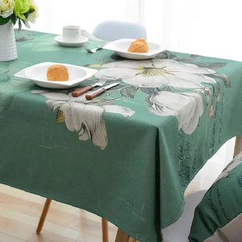 Pastoral Floral Printed Table Cloth Polyester Fabric Textile Tablecloth Proof Dust Home Table Square Rectangular Cover
Pastoral Floral Printed Table Cloth Polyester Fabric Textile Tablecloth Proof Dust Home Table Square Rectangular Cover