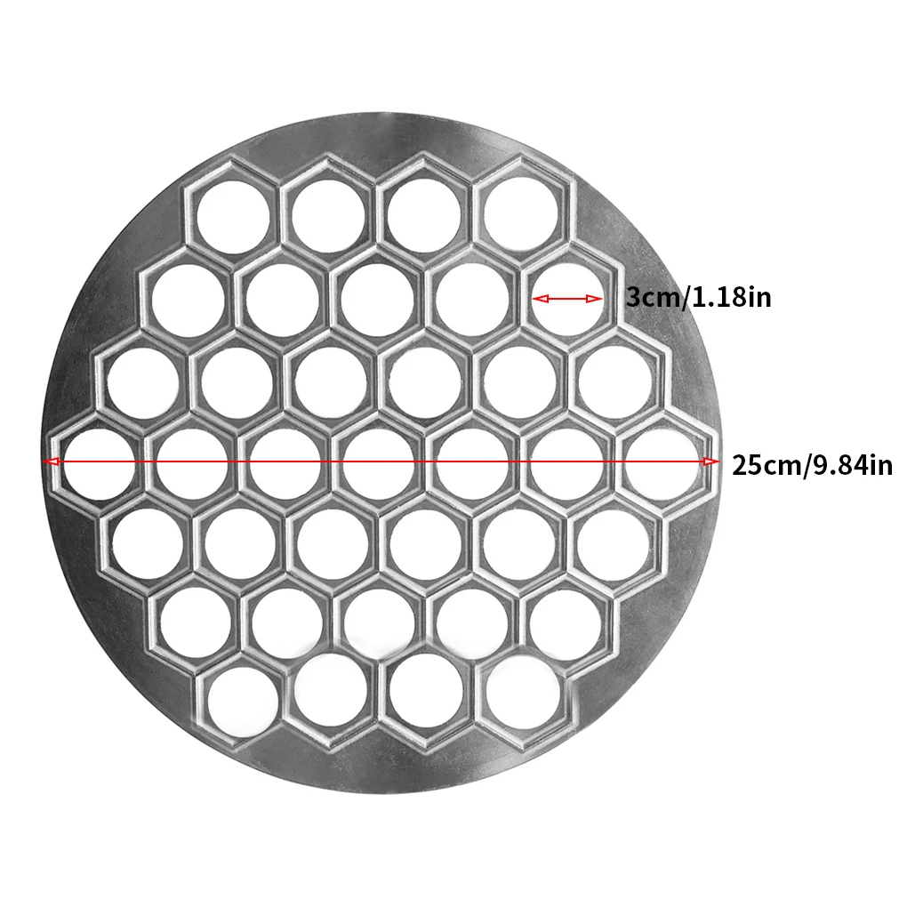 

Dumpling Mould 37 Holes Sturdy Mold Large Bakeware Reusable Baking Tools Household Restaurant Hand Pressing Machine