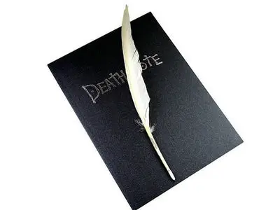 Japan Anime Cartoon Yagami Light L Lawliet Notebook Death Note Book and Feather Pen Deathnote Cos Props Gifts Toys COLLECTION
Japan Anime Cartoon Yagami Light L Lawliet Notebook Death Note Book and Feather Pen Deathnote Cos Props Gifts Toys COLLECTION