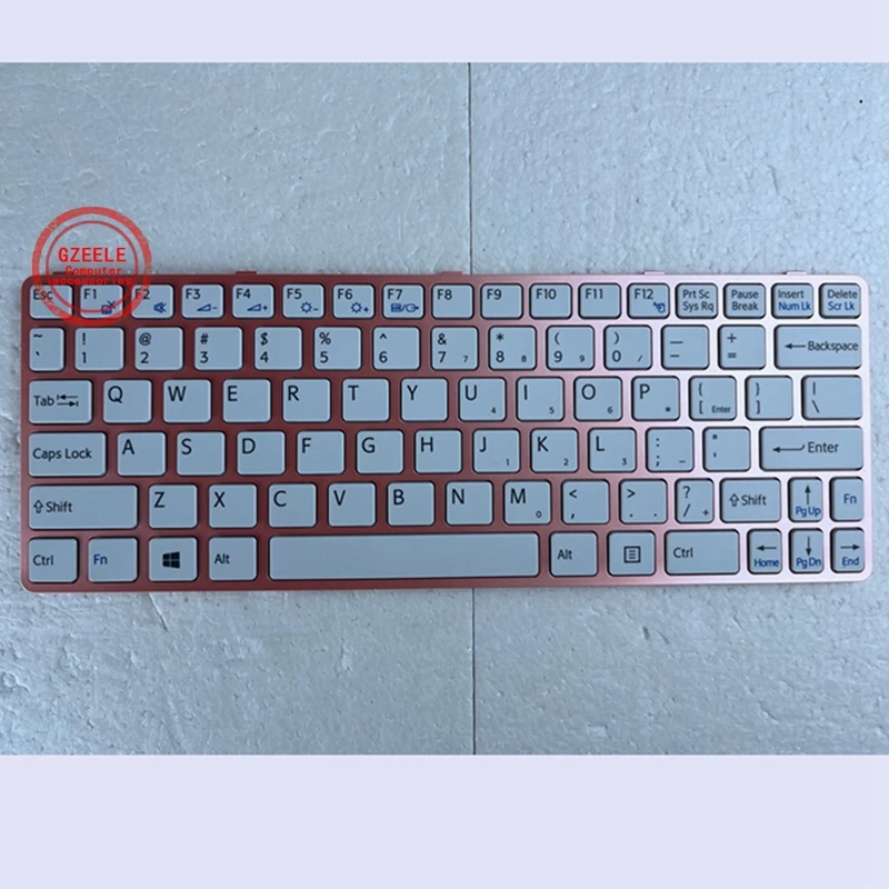 Новинка, английская клавиатура GZEELE для SONY VAIO E11 SVE11 SVE 11 SVE111 SVE11113FXB SVE11115EG US 149036311 розового и белого цвета
Новинка, английская клавиатура GZEELE для SONY VAIO E11 SVE11 SVE 11 SVE111 SVE11113FXB SVE11115EG US 149036311 розового и белого цвета
