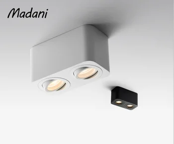 Dimmable Rotating LED Downlights 2X7W 2X10W COB LED Ceiling Spot Lights GU10 Light Source LED Background Lamps Indoor Lighting
Dimmable Rotating LED Downlights 2X7W 2X10W COB LED Ceiling Spot Lights GU10 Light Source LED Background Lamps Indoor Lighting