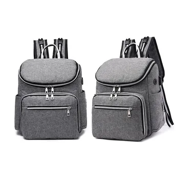 Large Capacity Polyester Durable Diaper Bag Multifunctional Adjustable Strap Gifts Mom Backpack Baby Multi Pocket USB Interface
Large Capacity Polyester Durable Diaper Bag Multifunctional Adjustable Strap Gifts Mom Backpack Baby Multi Pocket USB Interface