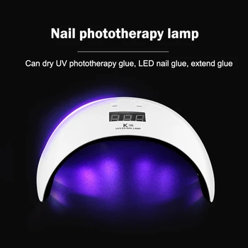 Newly 24W LED UV Nail Gel Curing Light Dual Light Source with Infrared Sensing Smart Timer Lamp for Nails CLA88
Newly 24W LED UV Nail Gel Curing Light Dual Light Source with Infrared Sensing Smart Timer Lamp for Nails CLA88