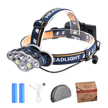 Powerful Headlamp 40000LM USB Rechargeable Head Light 8 LED Headlight Waterproof Head Flashlight Torch Lantern Use 18650 Battery
Powerful Headlamp 40000LM USB Rechargeable Head Light 8 LED Headlight Waterproof Head Flashlight Torch Lantern Use 18650 Battery