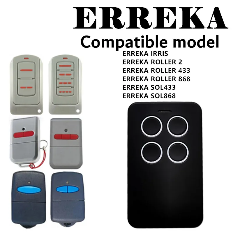 ERREKA LUNA RESON garage remote 433mhz Fixed code ERREKA 868mhz 433.92mhz rolling code remote control
ERREKA LUNA RESON garage remote 433mhz Fixed code ERREKA 868mhz 433.92mhz rolling code remote control