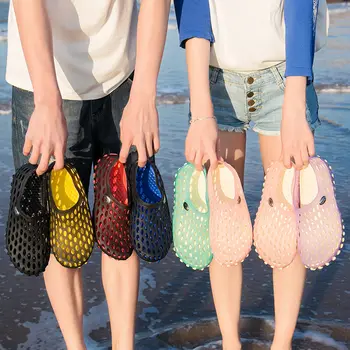 Water slippers man beach shoes Candy Color hollow unisex Footwear fashion soft slippers man summer slippers
Water slippers man beach shoes Candy Color hollow unisex Footwear fashion soft slippers man summer slippers