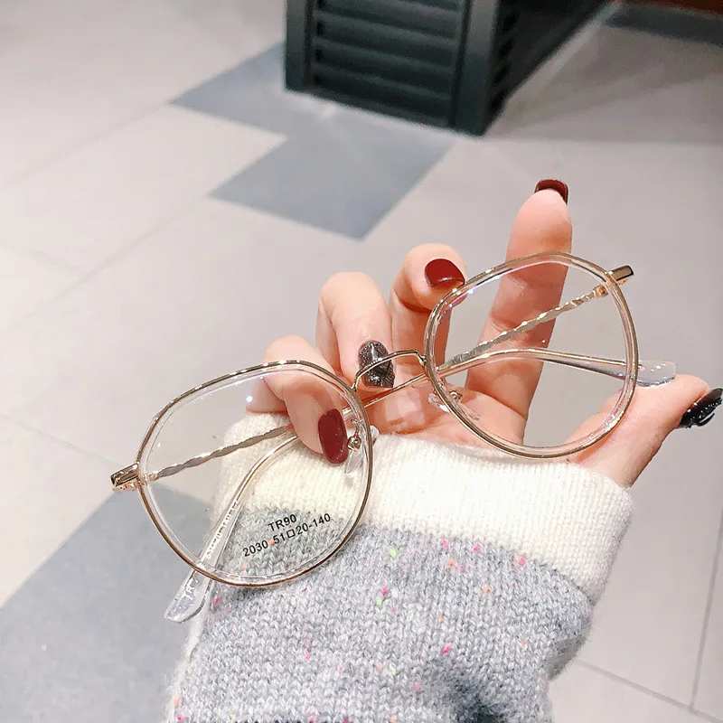 New Transparent Frame Students Metal Diopters Reading Glasses Round Myopia Glasses Unisex Oversized Eyeglasses Frames-1.0 To-6.0
New Transparent Frame Students Metal Diopters Reading Glasses Round Myopia Glasses Unisex Oversized Eyeglasses Frames-1.0 To-6.0