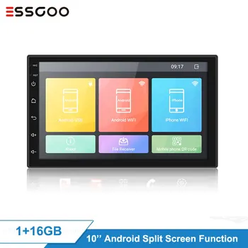 Essgoo 10 Inch 2 din Android Car Radio Autoradio GPS Navigation 2.5D IPS Bluetooth Split Screen Function Multimedia Player
Essgoo 10 Inch 2 din Android Car Radio Autoradio GPS Navigation 2.5D IPS Bluetooth Split Screen Function Multimedia Player