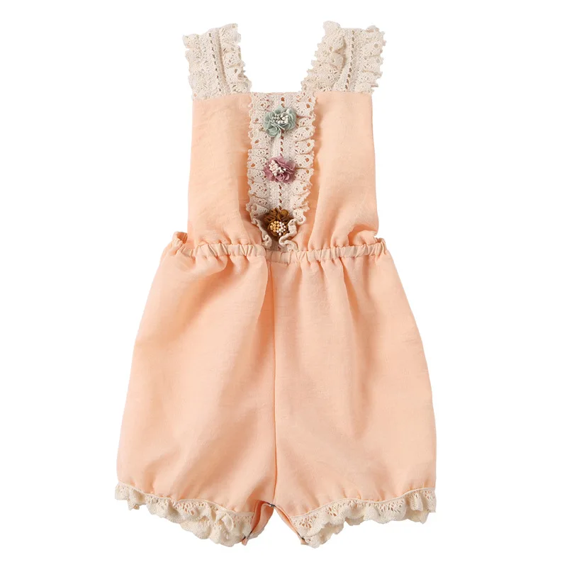 2019 Summer New Style Childrenswear Infants Girls Lace Camisole Sleeveless Crawling Clothes Romper Onesie
2019 Summer New Style Childrenswear Infants Girls Lace Camisole Sleeveless Crawling Clothes Romper Onesie