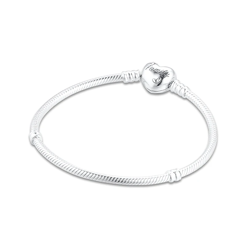 100% Authentic 925 Sterling Silver Jewelry Family Heart Clasp Bracelet For Women Jewelry Free Shipping
100% Authentic 925 Sterling Silver Jewelry Family Heart Clasp Bracelet For Women Jewelry Free Shipping