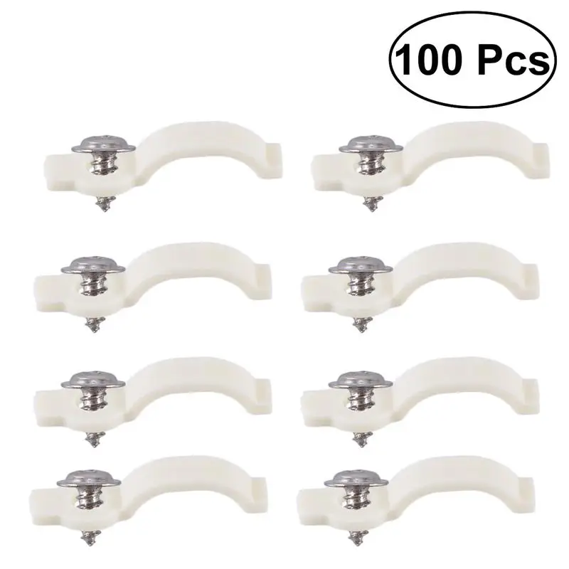 WINOMO 100Pcs Useful Fixing Clips Bar Light Mounting Brackets Attachment Clip One-Side Fixing Clips For 10mm LED Strip Light
WINOMO 100Pcs Useful Fixing Clips Bar Light Mounting Brackets Attachment Clip One-Side Fixing Clips For 10mm LED Strip Light