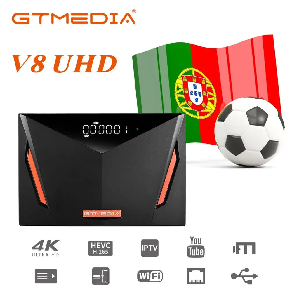 Gtmedia V8 UHD Satellite Receiver DVB-S2/S2X DVB-T2 DVB-C ATSC-C ISDBT Built In WiFi Powered by Gtmedia V8 NOVA Upgrade Receptor
Gtmedia V8 UHD Satellite Receiver DVB-S2/S2X DVB-T2 DVB-C ATSC-C ISDBT Built In WiFi Powered by Gtmedia V8 NOVA Upgrade Receptor