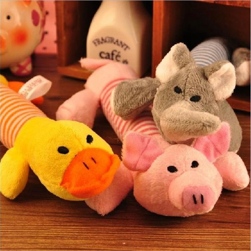 Pet Dog Cat Plush Squeak Sound Dog Toys Pet Puppy Chew Squeaker Squeaky Plush Sound Duck Pig & Elephant Toys
Pet Dog Cat Plush Squeak Sound Dog Toys Pet Puppy Chew Squeaker Squeaky Plush Sound Duck Pig & Elephant Toys
