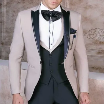 3 Pieces Wedding Tuxedo for Man Men's Suits with Pants for Wedding Italian Wedding Costume Suit for Men Groom Suits Tuxedos
3 Pieces Wedding Tuxedo for Man Men's Suits with Pants for Wedding Italian Wedding Costume Suit for Men Groom Suits Tuxedos