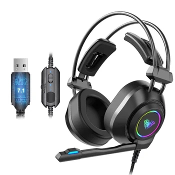 Usb Headset Led Headset Gaming Headset 7.1 Channel Headset Mobile Notebook Desktop Headphone Computer Headset with Microphone
Usb Headset Led Headset Gaming Headset 7.1 Channel Headset Mobile Notebook Desktop Headphone Computer Headset with Microphone