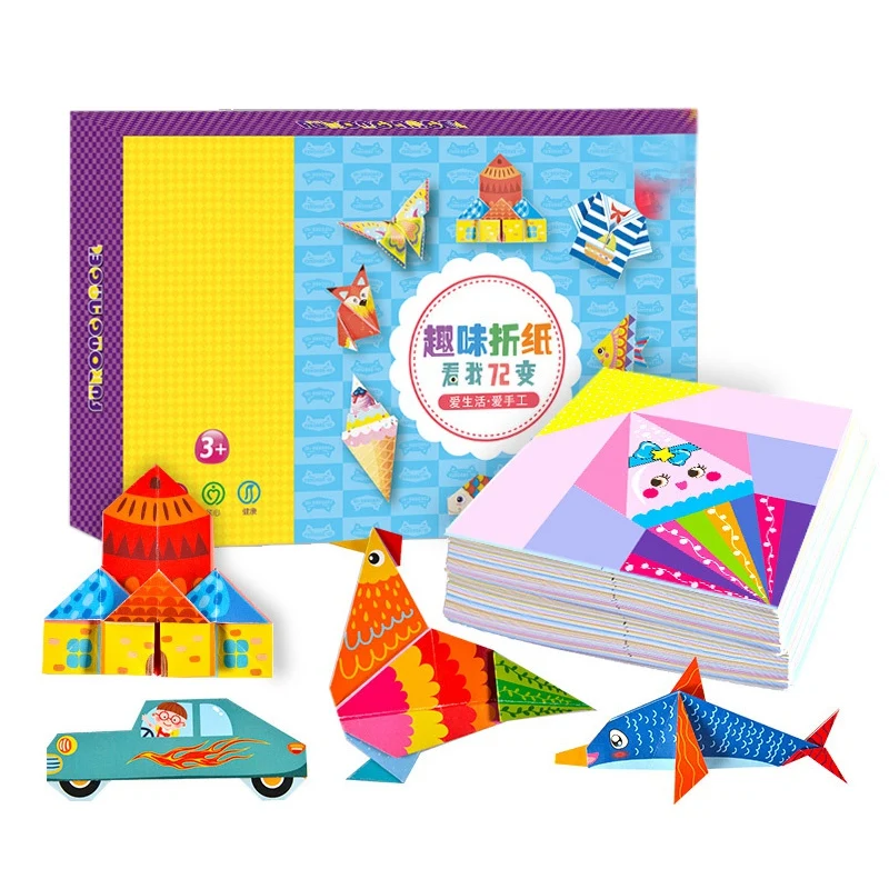 152 Pcs DIY Educational Origami Paper Cutting Book Crafts Children Handmade Toys Kindergarten Fun Puzzle Baby Kids Gifts
152 Pcs DIY Educational Origami Paper Cutting Book Crafts Children Handmade Toys Kindergarten Fun Puzzle Baby Kids Gifts