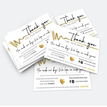 Personalize MODERN Gold Business Thank You Insert card || Modern Insert Card Template | Packaging | Thank You For Your Order
Personalize MODERN Gold Business Thank You Insert card || Modern Insert Card Template | Packaging | Thank You For Your Order