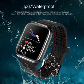 Sport IP67 Fitness Smart Wristband Waterproof 3D Dynamic Heart Rate Blood Pressure Monitor Watch Bracelet for Men Adult Hot
Sport IP67 Fitness Smart Wristband Waterproof 3D Dynamic Heart Rate Blood Pressure Monitor Watch Bracelet for Men Adult Hot