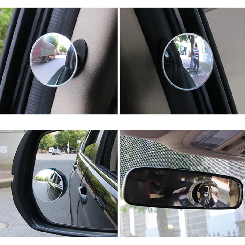 Rear View Mirror Auto 360 Degree Rotatable Car Sub Mirrors Wide Angle Blind Spot Side Mirror Round Convex Accessories
Rear View Mirror Auto 360 Degree Rotatable Car Sub Mirrors Wide Angle Blind Spot Side Mirror Round Convex Accessories