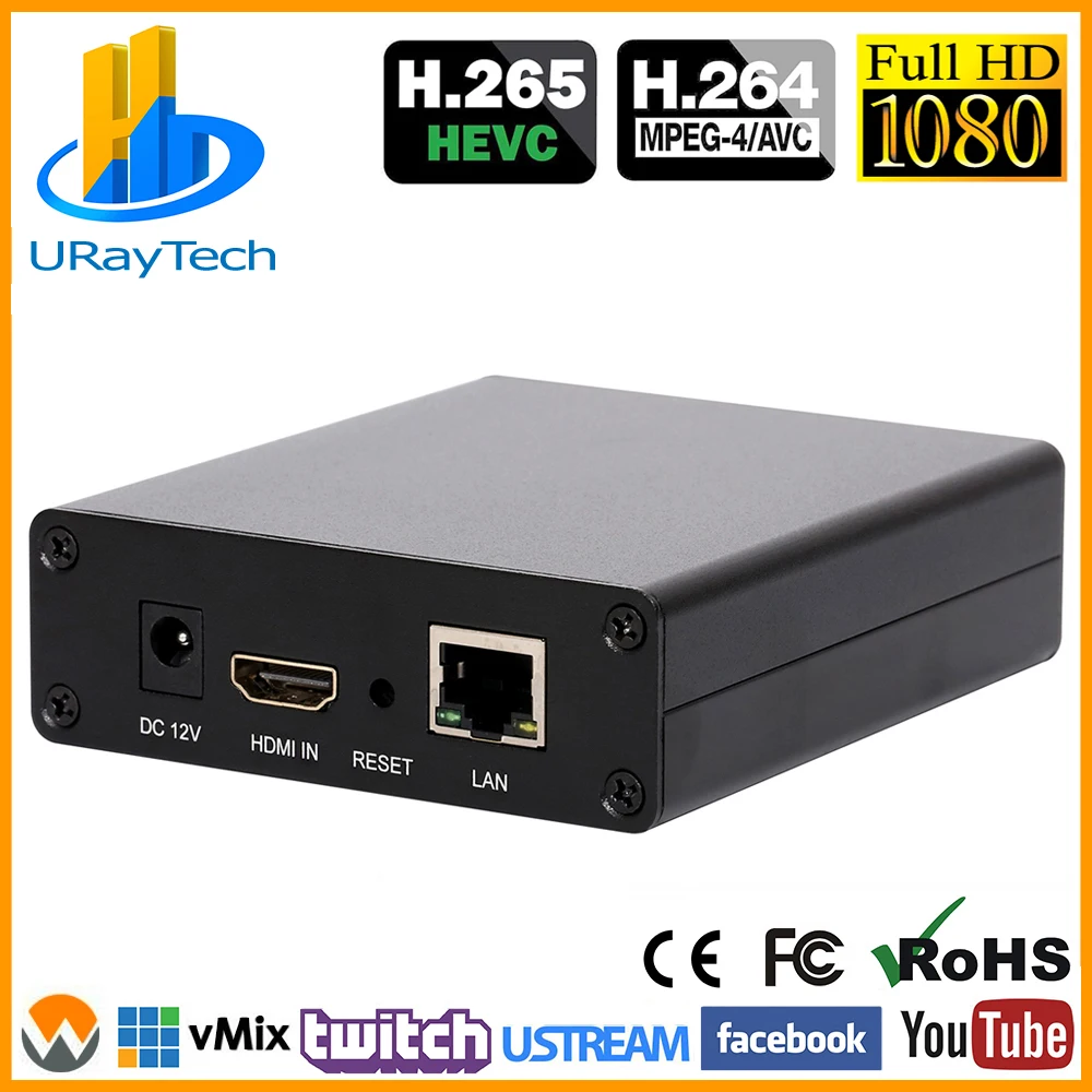 

DHL Free Shipping H.264 Video Encoder Support HDCP HDMI To IP Live Streaming Encoder IPTV Hardware RTMP RTSP HLS UDP Streamer