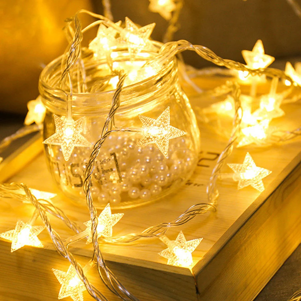 USB 20 LED Star Light String Twinkle Garlands Battery Powered Christmas Lamp Holiday Party Wedding Decorative Fairy Lights
USB 20 LED Star Light String Twinkle Garlands Battery Powered Christmas Lamp Holiday Party Wedding Decorative Fairy Lights