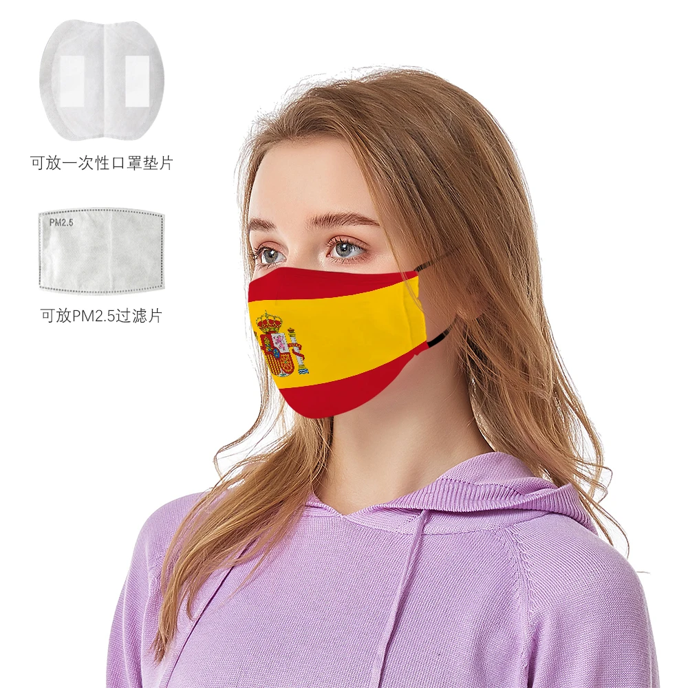 2020 новые 3D маски с национальным флагом + Pm2.5 женские/мужские США Великобритания