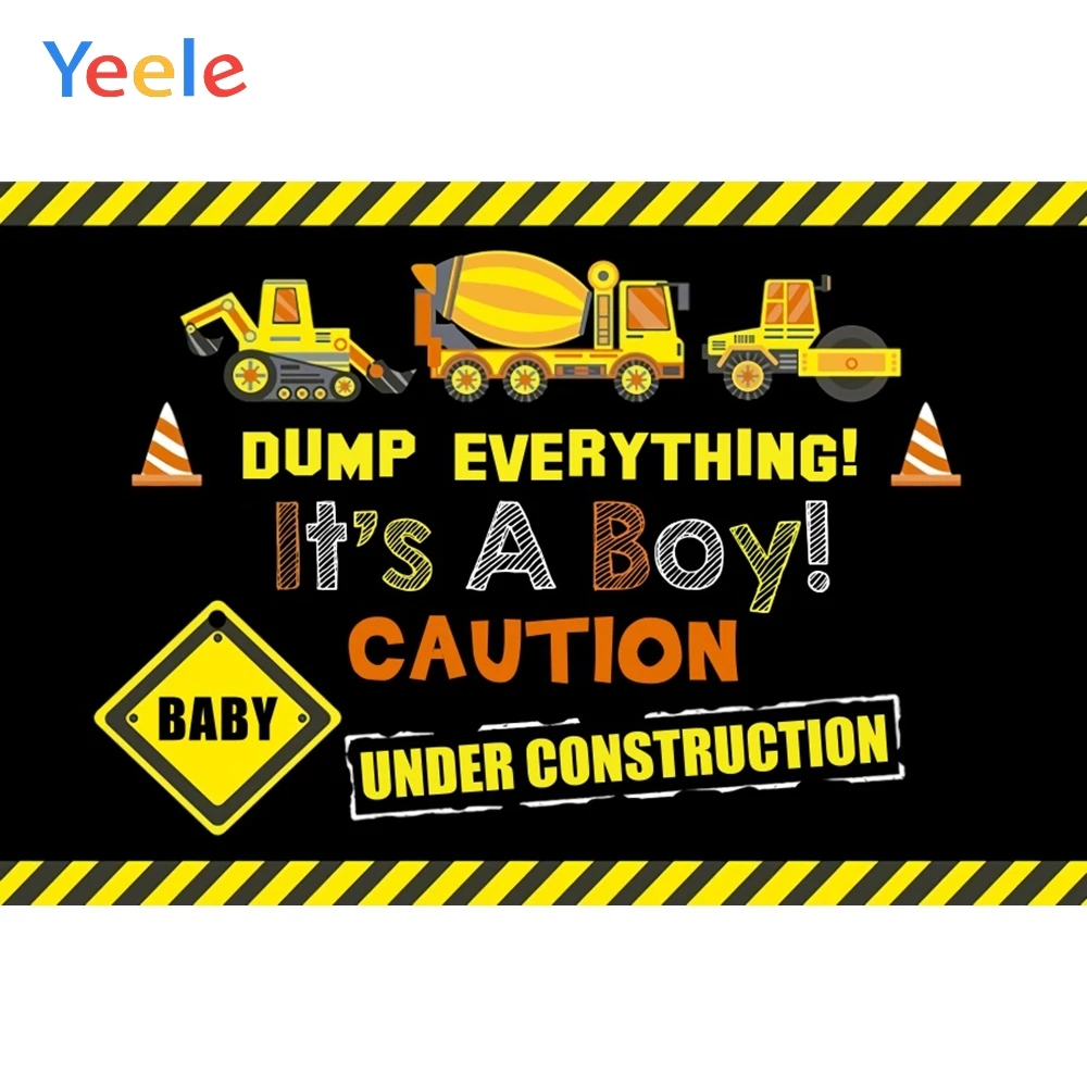 Cartoon Caution Under Construction Baby birthday Party Backdrop Photography Custom Photographic Background For Photo Studio
Cartoon Caution Under Construction Baby birthday Party Backdrop Photography Custom Photographic Background For Photo Studio