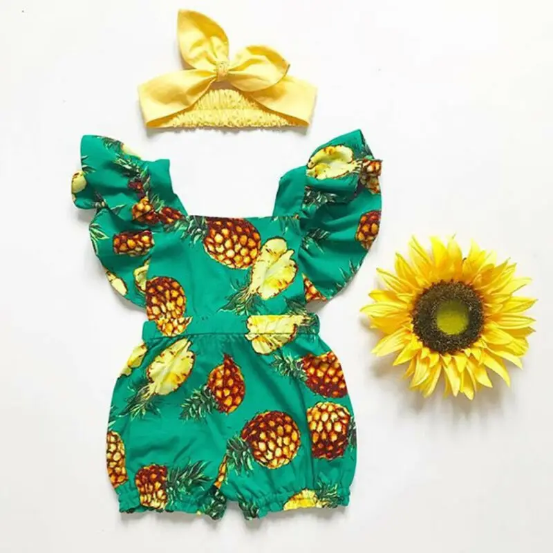 Neugeborenes Baby Mädchen Ananas Kleidung Rüschen Strampler Overall Outfits Set
Neugeborenes Baby Mädchen Ananas Kleidung Rüschen Strampler Overall Outfits Set