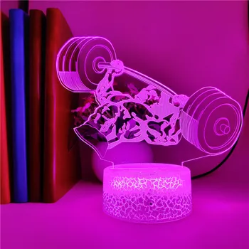 Flat Bench Press Fitness 3D Desk Nightlight for Home Decorative Cool Gift for Club Members Led 3d Night Light Bluetooth Speaker
Flat Bench Press Fitness 3D Desk Nightlight for Home Decorative Cool Gift for Club Members Led 3d Night Light Bluetooth Speaker