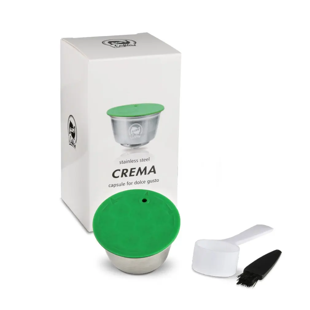 Stainless Steel Reusable Coffee Capsule Filter Dripper Tamper Compatible with Dolce Gusto Coffee Machine Accessories
Stainless Steel Reusable Coffee Capsule Filter Dripper Tamper Compatible with Dolce Gusto Coffee Machine Accessories