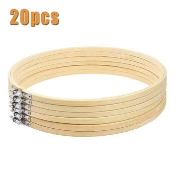 20 PCS 4 Inch Bamboo Embroidery Hoops Round Wooden Circle Cross Stitch DIY Tool Embroidery Projects Accessories
20 PCS 4 Inch Bamboo Embroidery Hoops Round Wooden Circle Cross Stitch DIY Tool Embroidery Projects Accessories