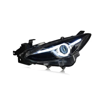 Car Styling Headlight for Mazda 3 2014-2016 led headlight Angel eye led H7 with hid kit 
Car Styling Headlight for Mazda 3 2014-2016 led headlight Angel eye led H7 with hid kit
