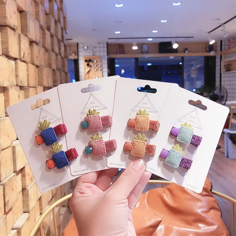 1 Pair Korea Fashion Sweet Girl Princess Hairpins Children's Simple Cute Colorful Plush Pineapple Duckbill Clip Hair Accessories
1 Pair Korea Fashion Sweet Girl Princess Hairpins Children's Simple Cute Colorful Plush Pineapple Duckbill Clip Hair Accessories