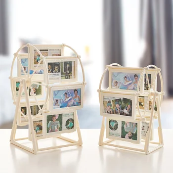 Vintage Photo frame Rotating Ferris Wheel Picture Frame DIY Keepsake Windmill Photo Frame New Year Gift For Family Home Decor
Vintage Photo frame Rotating Ferris Wheel Picture Frame DIY Keepsake Windmill Photo Frame New Year Gift For Family Home Decor