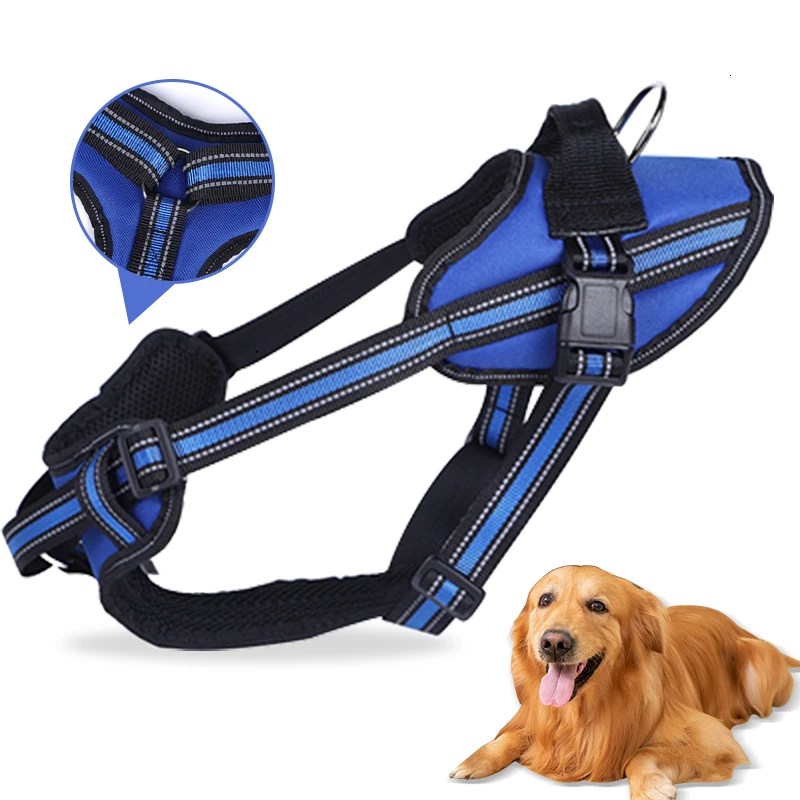 Solid Nylon Reflective Dog Harness Collar Breathable Mesh Adjustable Breast-band Product For Dog Harness Small Large Pet Walking
Solid Nylon Reflective Dog Harness Collar Breathable Mesh Adjustable Breast-band Product For Dog Harness Small Large Pet Walking