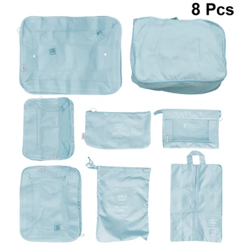 8PCS Travel Storage Pouch Set Luggage Kit Clothing Sorting Storage Bag Multi-purpose Travel Packing Pouch Suitcase Packing Bags 
8PCS Travel Storage Pouch Set Luggage Kit Clothing Sorting Storage Bag Multi-purpose Travel Packing Pouch Suitcase Packing Bags