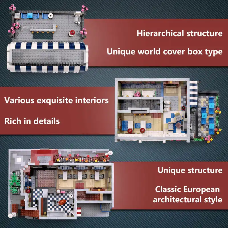 yeshin 15010 city street toys compatible with legoes 10243