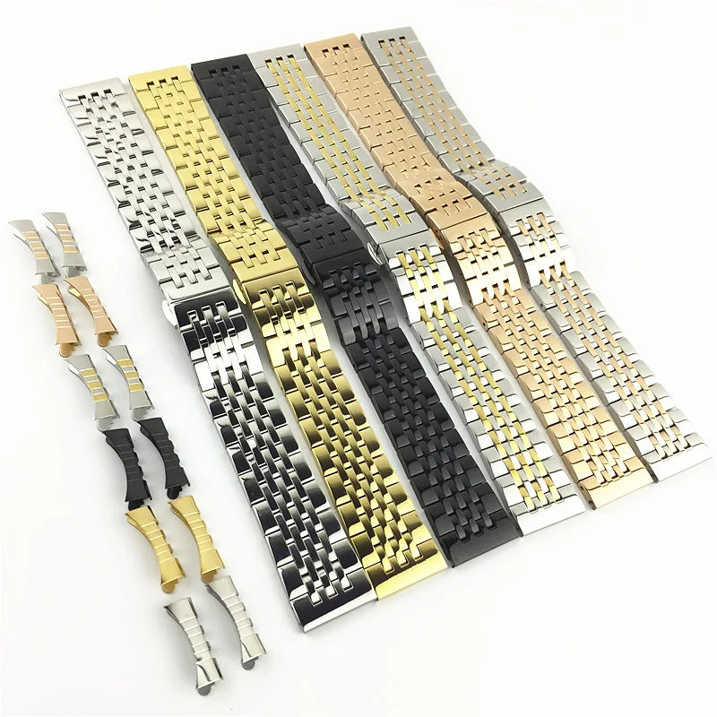 Stainless Steel Straight Curved End 7 Rows Double Push Button Gold Watch Buckle Butterfly Deployment Clasp Watch Strap WB67
Stainless Steel Straight Curved End 7 Rows Double Push Button Gold Watch Buckle Butterfly Deployment Clasp Watch Strap WB67