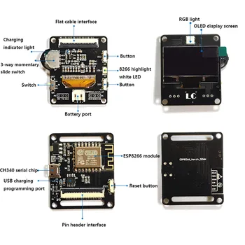 ESP8266 WiFi Deauther Wristband Smart Watch ESP8266 Development Board Arduino Kit
ESP8266 WiFi Deauther Wristband Smart Watch ESP8266 Development Board Arduino Kit