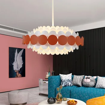 Led Pendant Lights Dining Room Bedroom Pendant lamp Nordic Creative Metal Hanging lamps Home Decor Round light fixtures WF1107
Led Pendant Lights Dining Room Bedroom Pendant lamp Nordic Creative Metal Hanging lamps Home Decor Round light fixtures WF1107